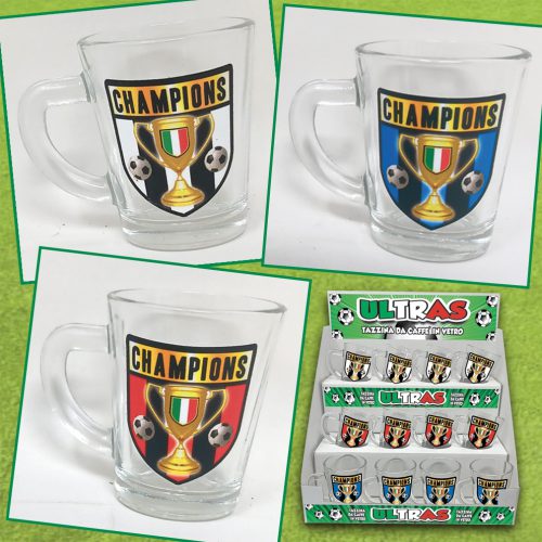 TAZZINA DA CAFFE' IN VETRO