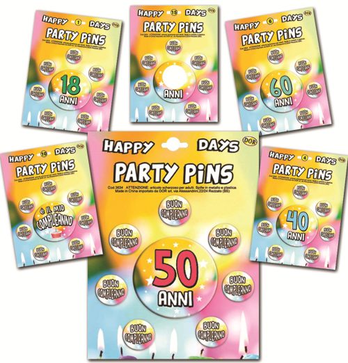 SET SPILLE COMPLEANNO - 3634