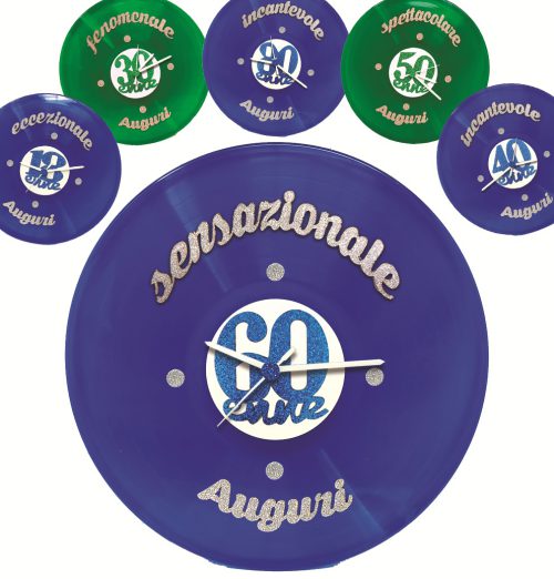 OROLOGIO 33 GIRI VINILE ETA' GLITTER - 9046
