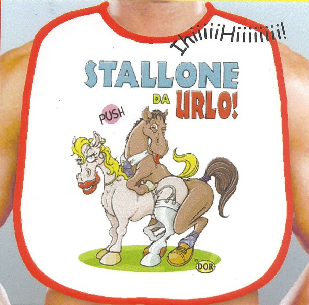 BAVAGLIONE SONORO - STALLONE DA URLO. . . . . . * * * ***FINE SERIE*** * * *. . . . . . * * * ***PREZZO SCONTATO*** * * *