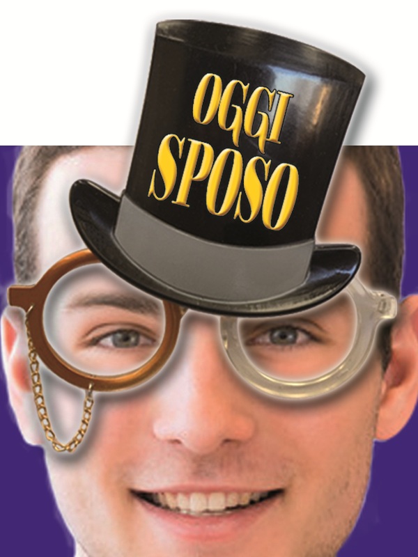 OCCHIALI CILINDRO "OGGI SPOSO"