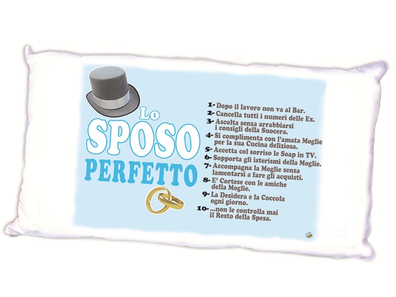 FEDERA SPOSO PERFETTO cm 80x40