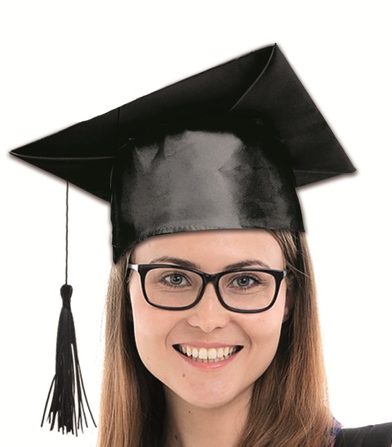CAPPELLO LAUREA NERO. . . ORDINE MINIMO 3 PZ.