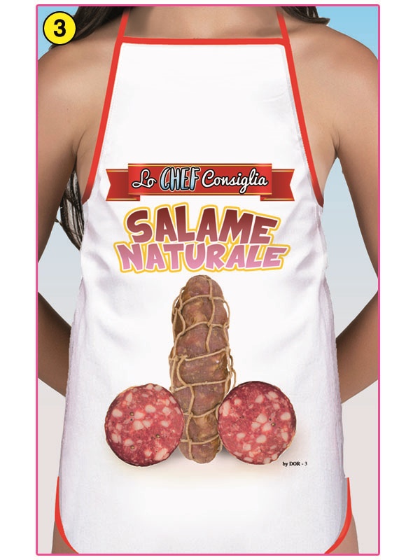 GREMBIULE DELLO CHEF - SALAME NATURALE