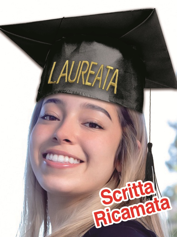 CAPPELLO RICAMATO LAUREATA. . . ORDINE MINIMO 2 PZ.