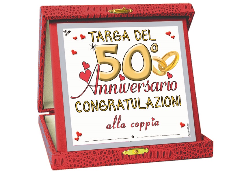 TARGA 1° PREMIO 50° ANNIVERSARIO