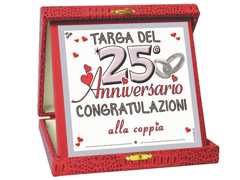 TARGA 1° PREMIO 25° ANNIVERSARIO