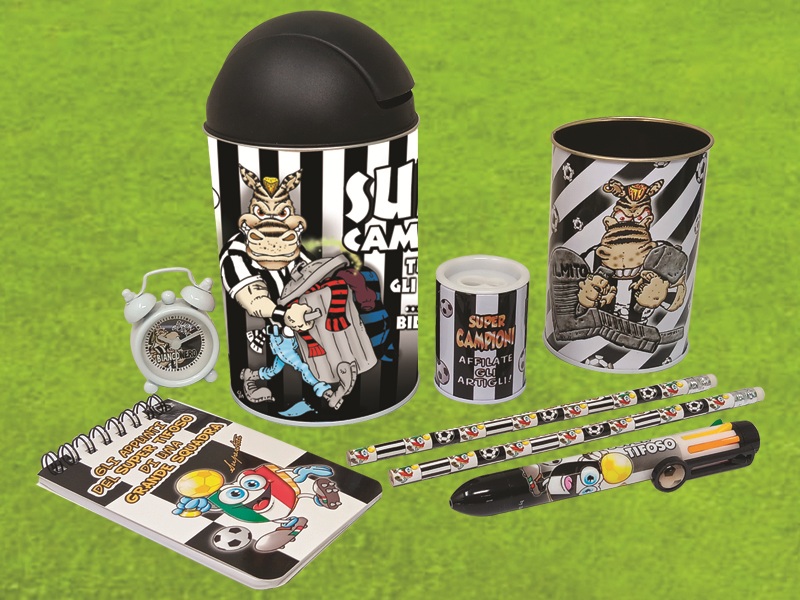 SET TIFOSO 8 PZ. BIANCO E NERO