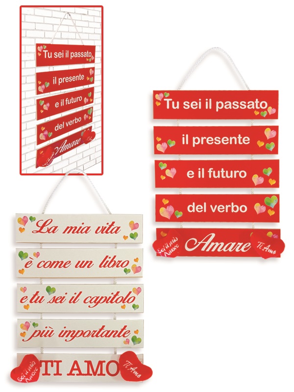 "TAPPARELLA" IN LEGNO DA APPENDERE CON CUORICINI. . . ORDINE MINIMO 2 PZ. ASSORTITI. . . . . . * * * ***FUORI CATALOGO*** * * *. . . . . . * * * ***PROMOZIONE SCONTO 20%*** * * *